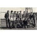 Mantova, Campo Profughi, 1951: la squadra degli esuli prima di una partita
